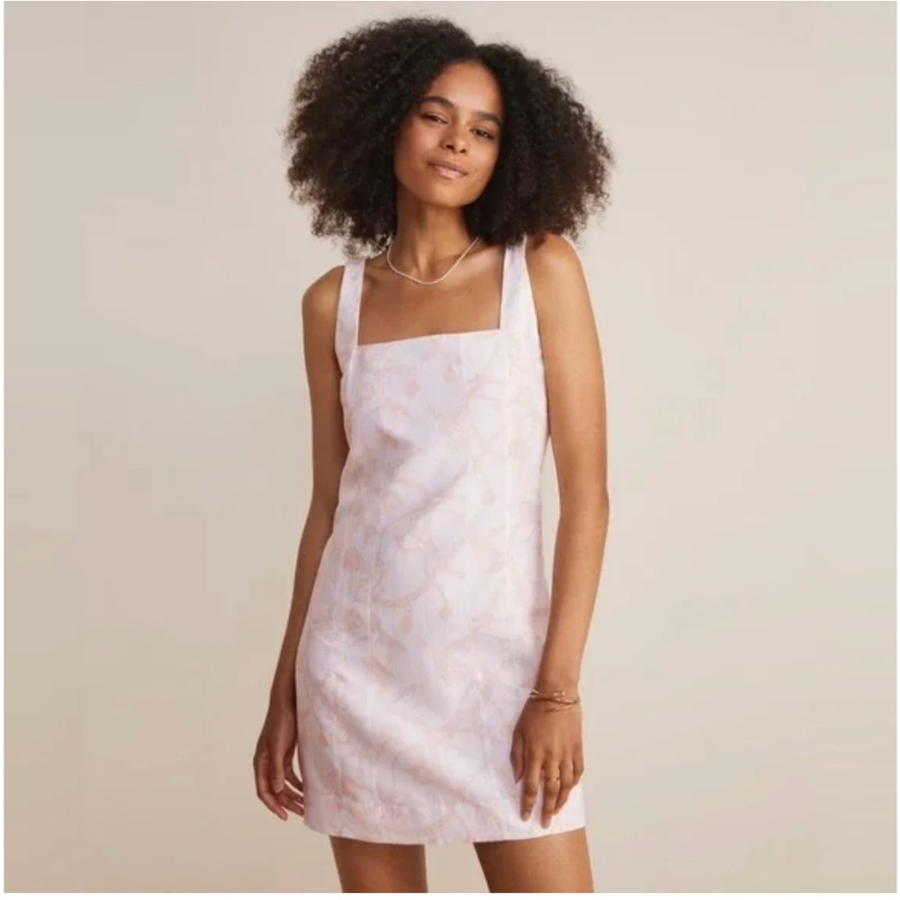 NWT Vineyard Vines Rope Toile Soft Linen Nautical Seashell Sea star Shift Dress‎